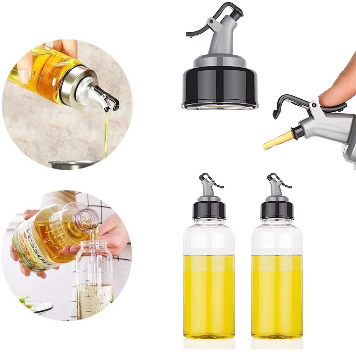 Oil Dispenser With Leakproof Seasoning Bottle (500Ml Capacity)