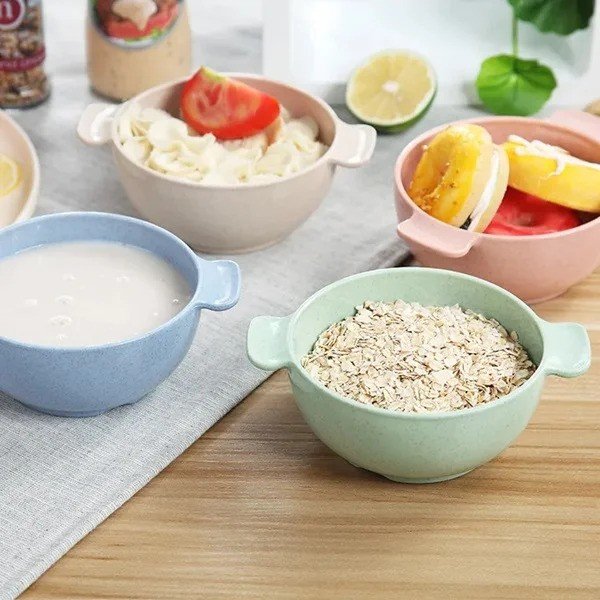 Wheat Straw Bowl With Spoon