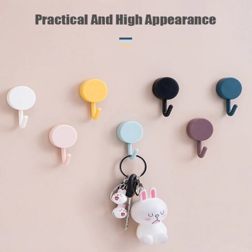 10 Pcs Multi Color Round Hook